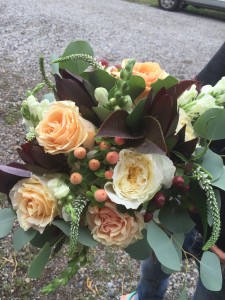 Fall Wedding Reception Flowers